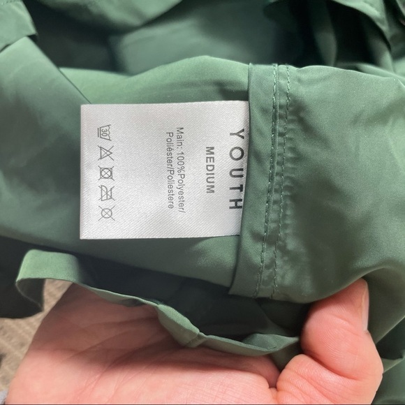 Native Youth Visayan Coach Jacket Green Mens M - Picture 11 of 12